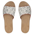 Womens Leather Sliders
